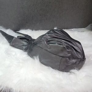 REBEL‎ RYDER Leather Skull Cap